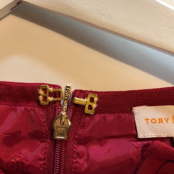 Tory Burch elegant red mod Lydia dress - Picture 5 of 6